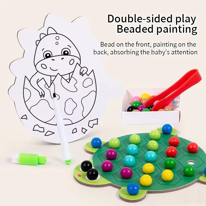 Beading board game toys