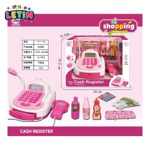 Kids Cash Register Play Set with Light & Sound