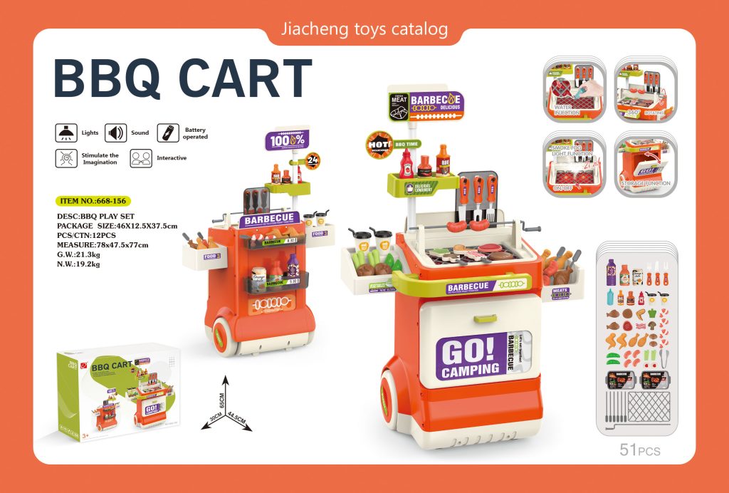 BBQ Cart Play Set