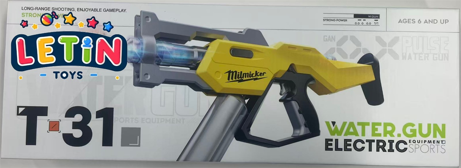 330ml Electric Water Blaster with Flashing Lights (2 Colors) wholesale