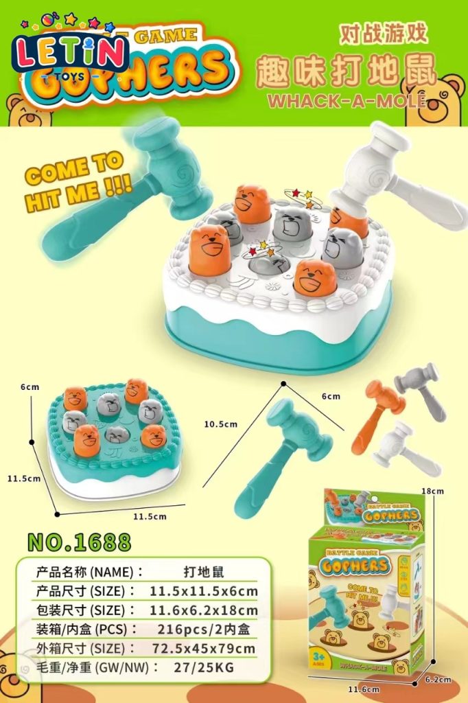 Cake Whack-a-Mole Tabletop Game