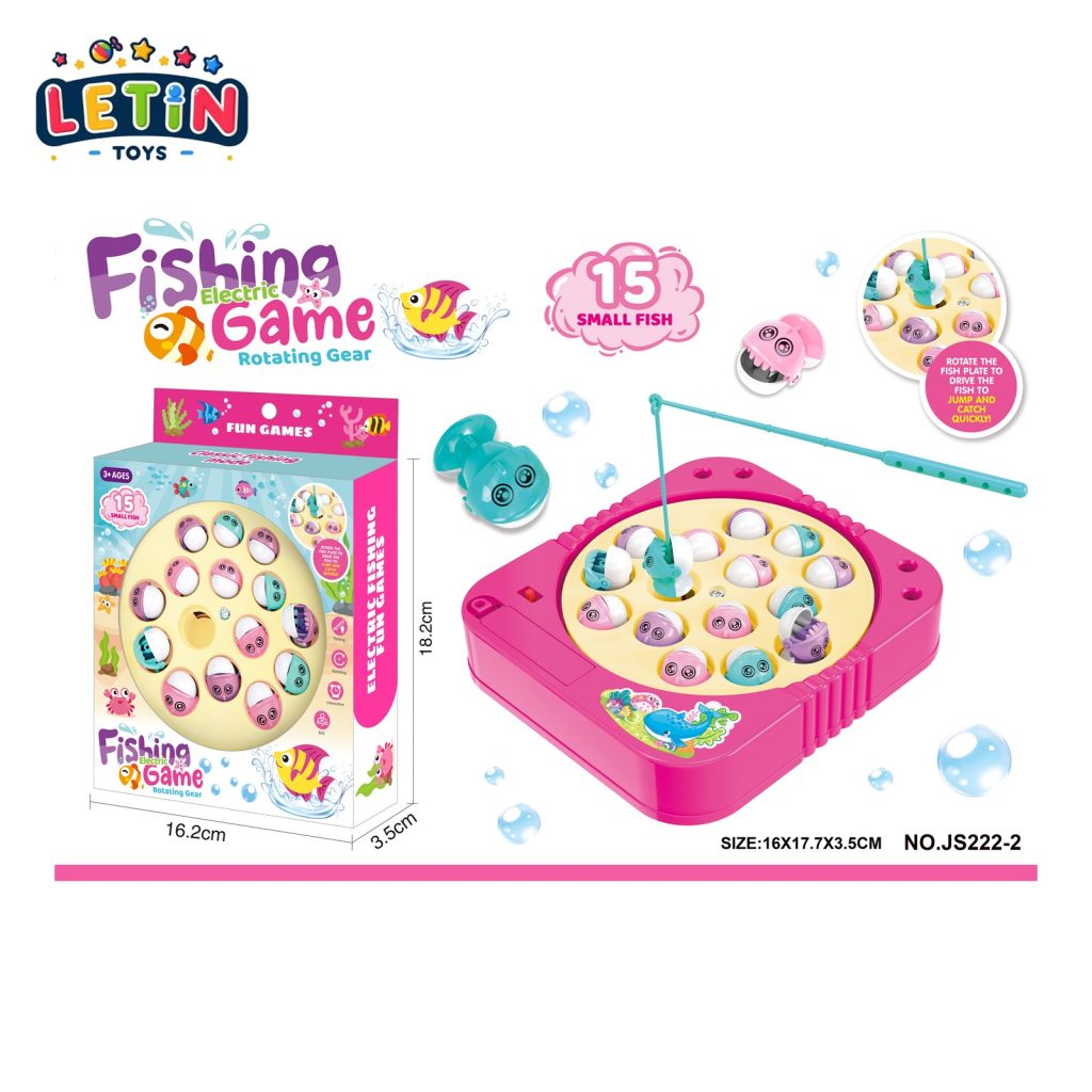 Electric Fishing Game Set with 15 Fish