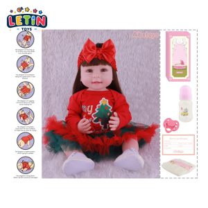 55cm Full Body Reborn Baby Doll with Gravity Sensor Sound