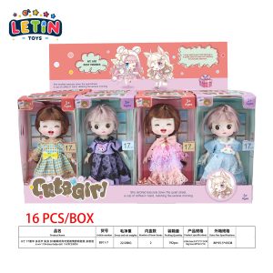 16pcs 4 Styles 13-Joint Fashion Doll 6 inch