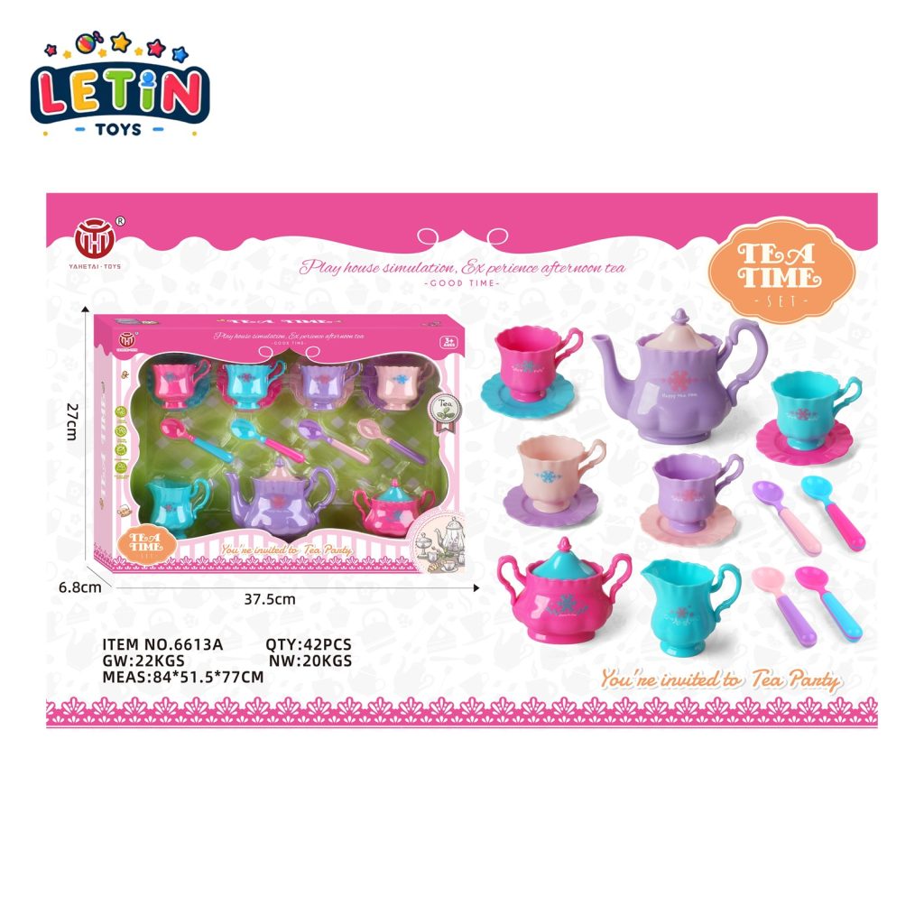 Cartoon Tea Party Play Set (15 Pieces)