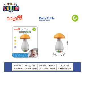 Mushroom Baby Rattle