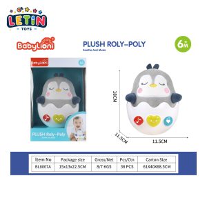 Penguin Baby Tumbler Toy with Light and Music
