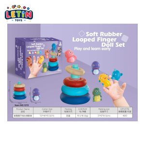Soft Ring Toss and Finger Puppet Play Set