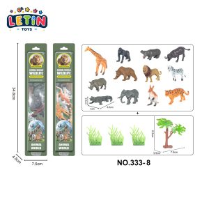 Mini Wild Animal Figures (6-Pack, 2 Styles)