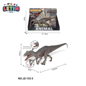 Solid Tyrannosaurus Dinosaur Figure with Movable Jaw