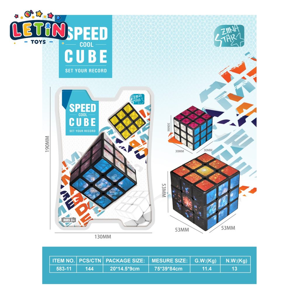 Laser Firework 3×3 Speed Cube Set