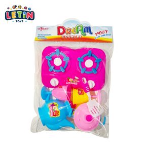 Cartoon BBQ Grill and Tableware Play Set