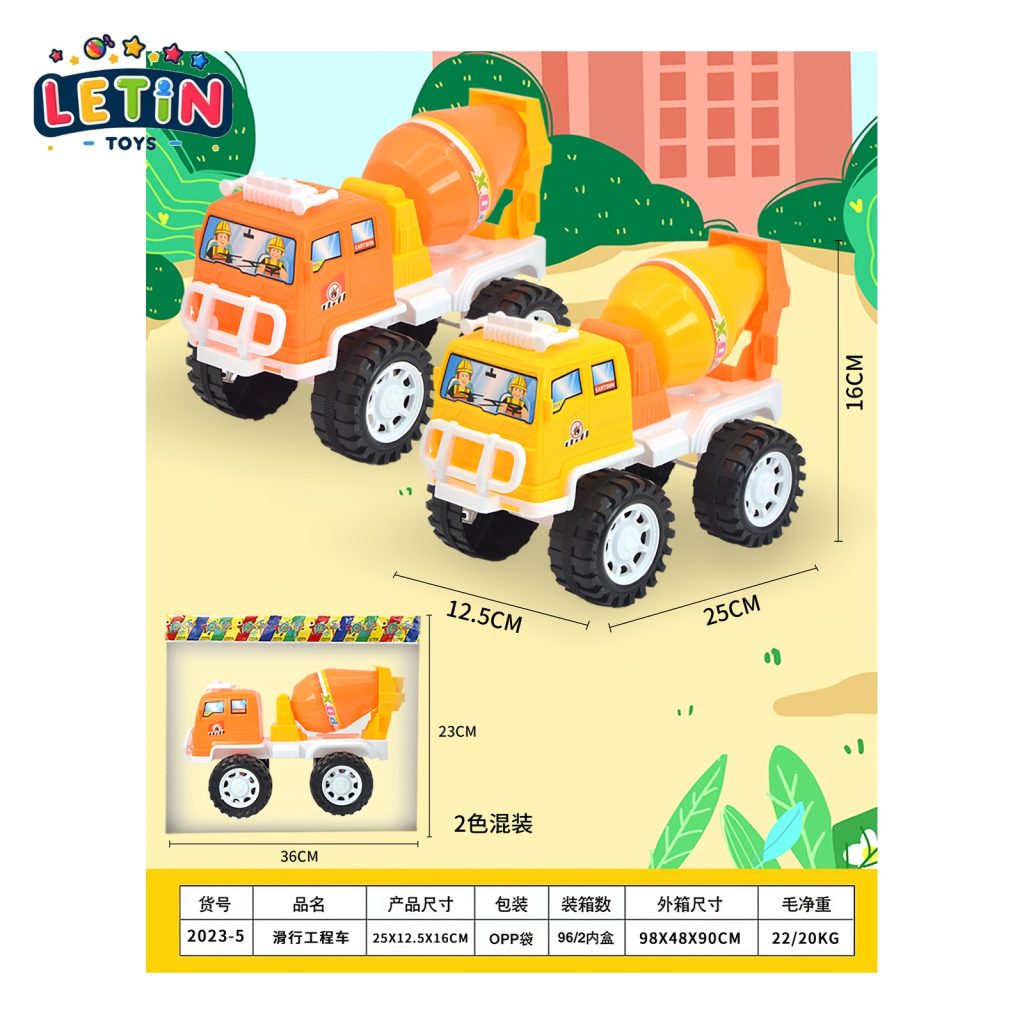 Free-Rolling Construction Truck Playset (2 Colors)