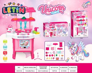 Unicorn Kitchen Tableware Play Set