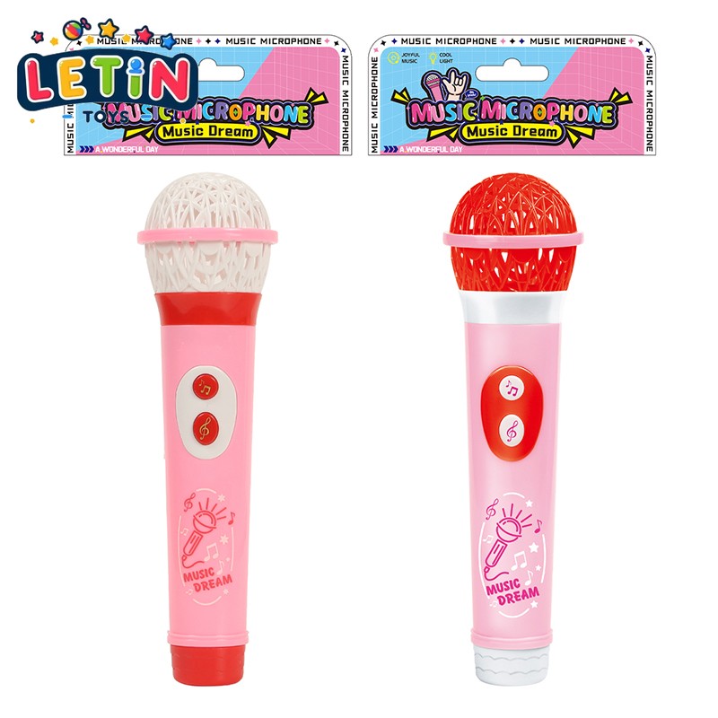 Cartoon Microphone Toy with Lights and Music
