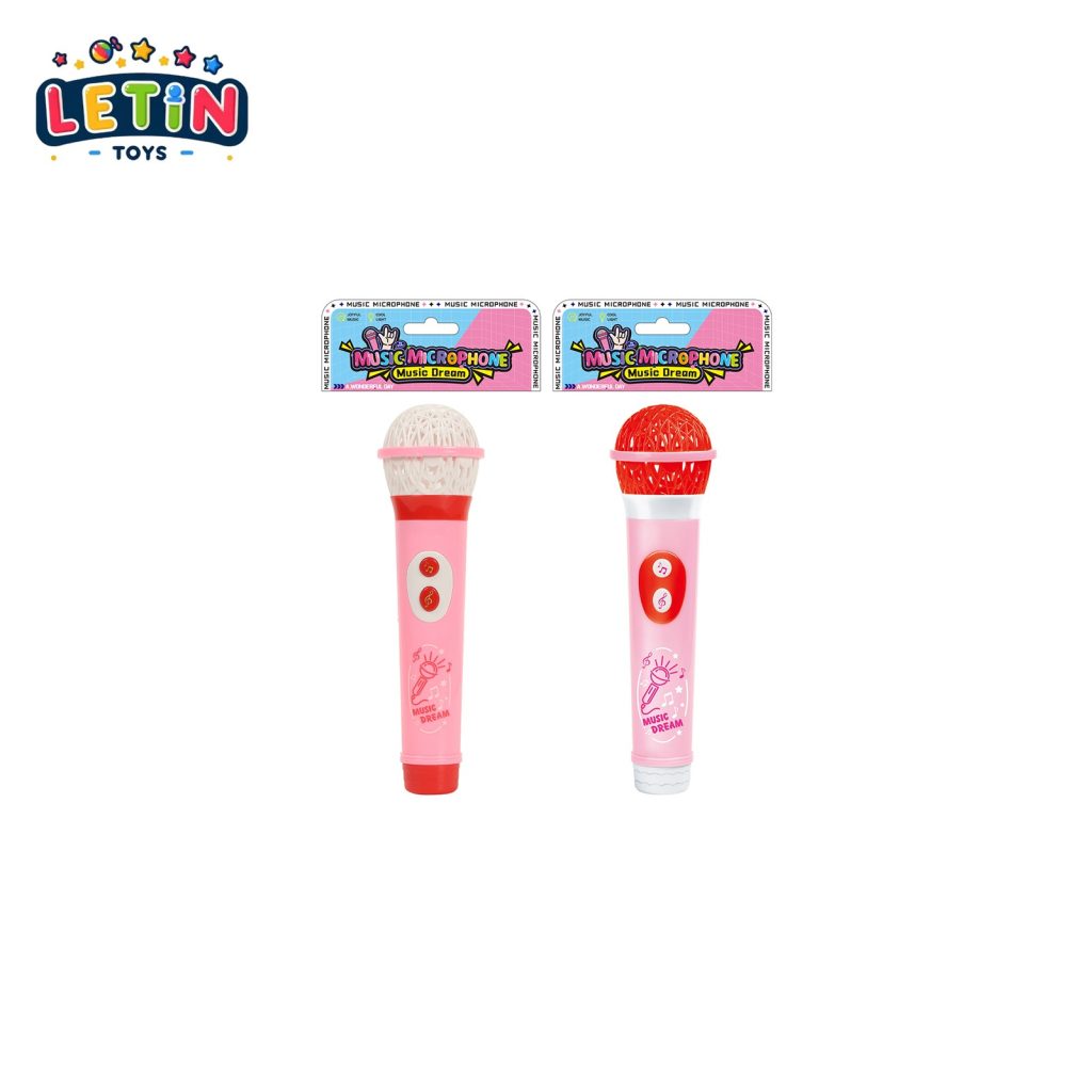 Cartoon Microphone Toy with Lights and Music