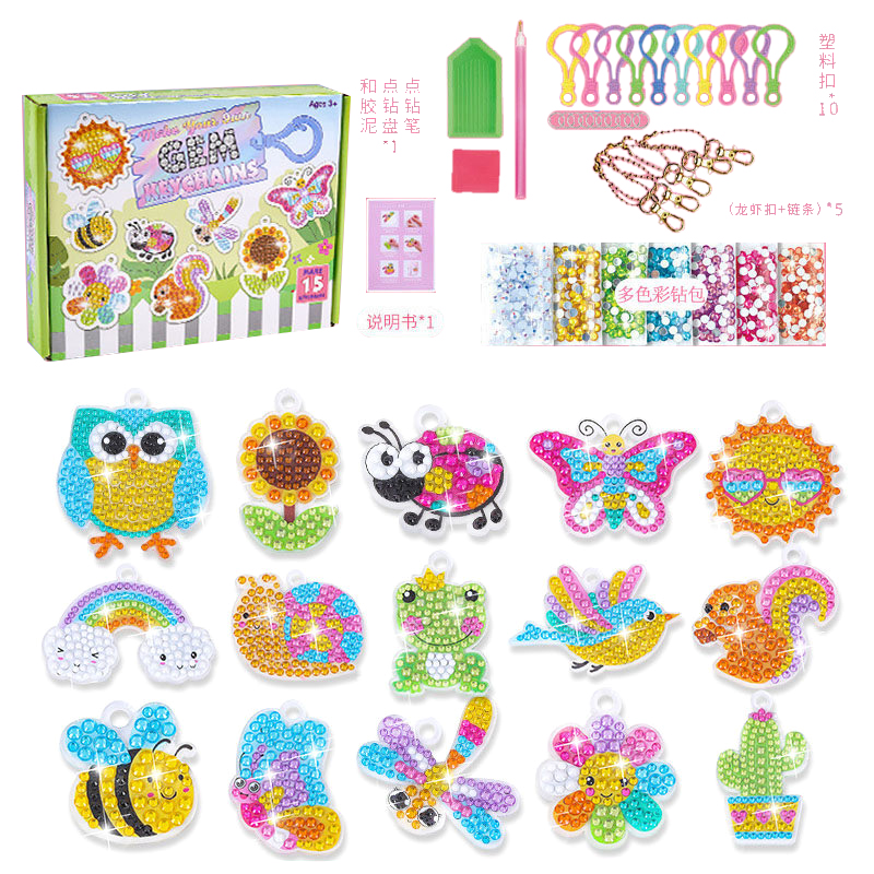 DIY Diamond Painting Keychain Kit – Garden World
