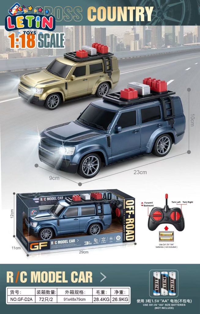 1:18 RC Off-Road SUV with Lights