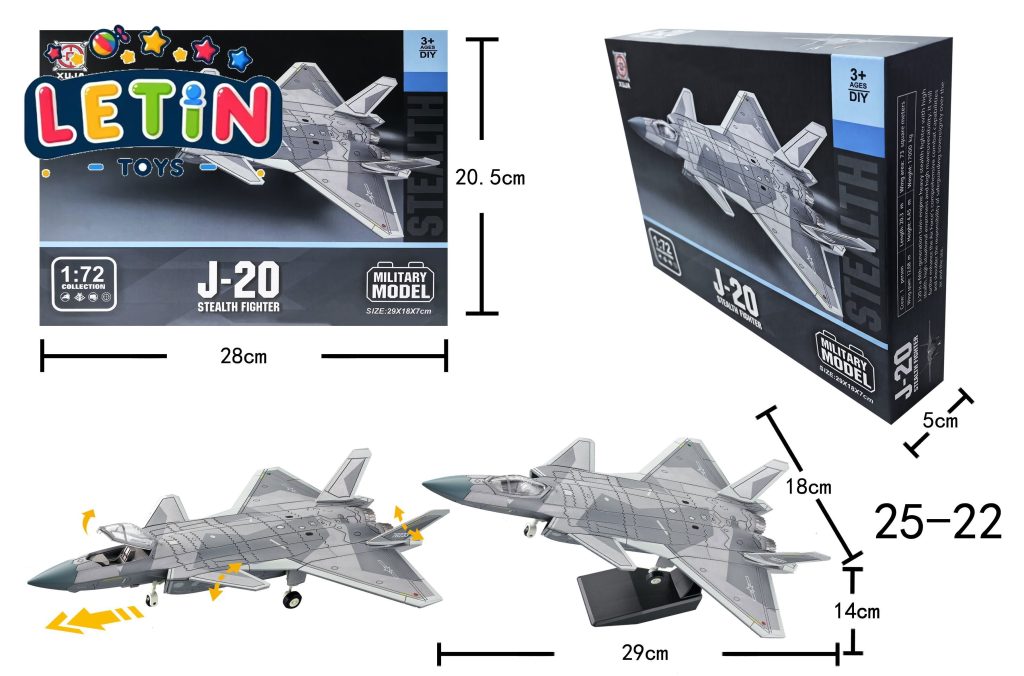 1:72 Stealth Fighter Jet Model