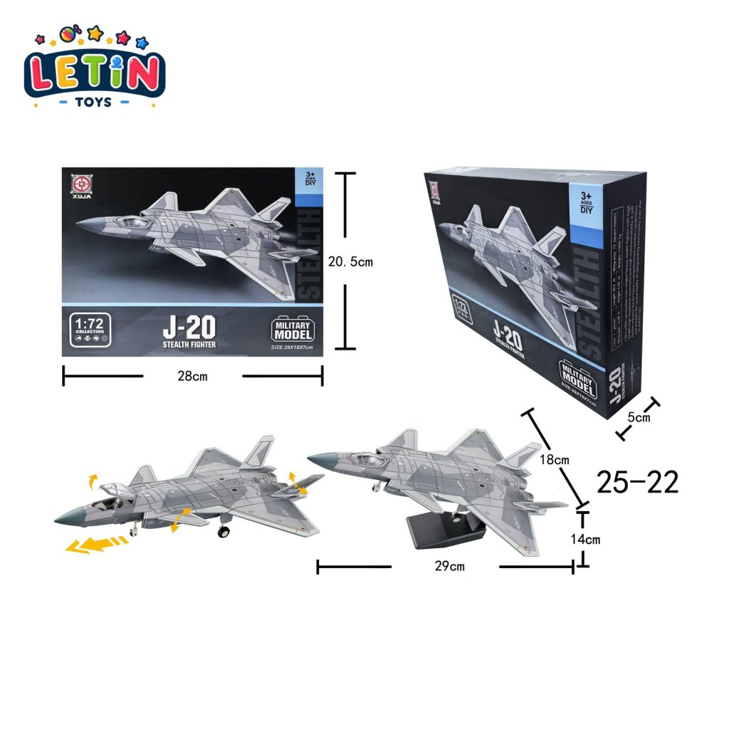 1:72 Stealth Fighter Jet Model