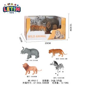 Wild Animals Figure Set (4 Pieces)