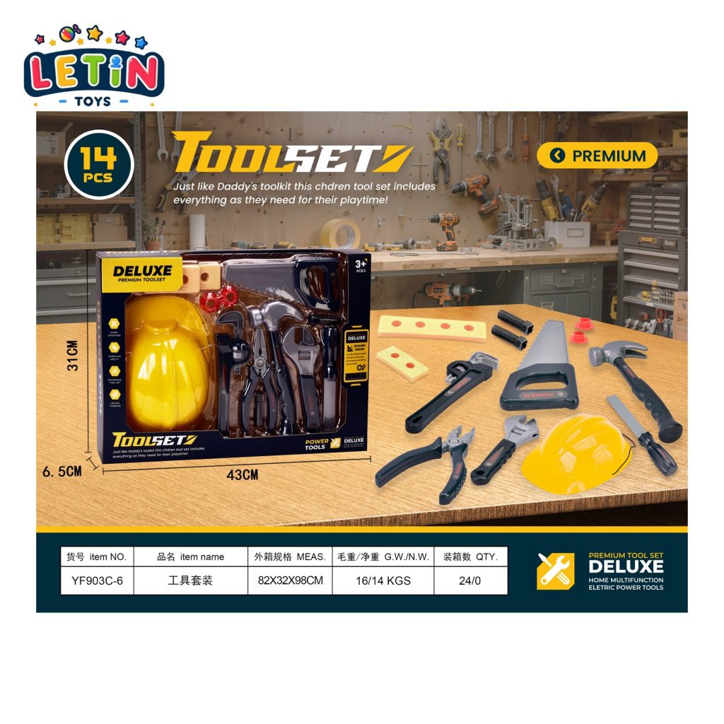 14-Piece Kids Tool Play Set