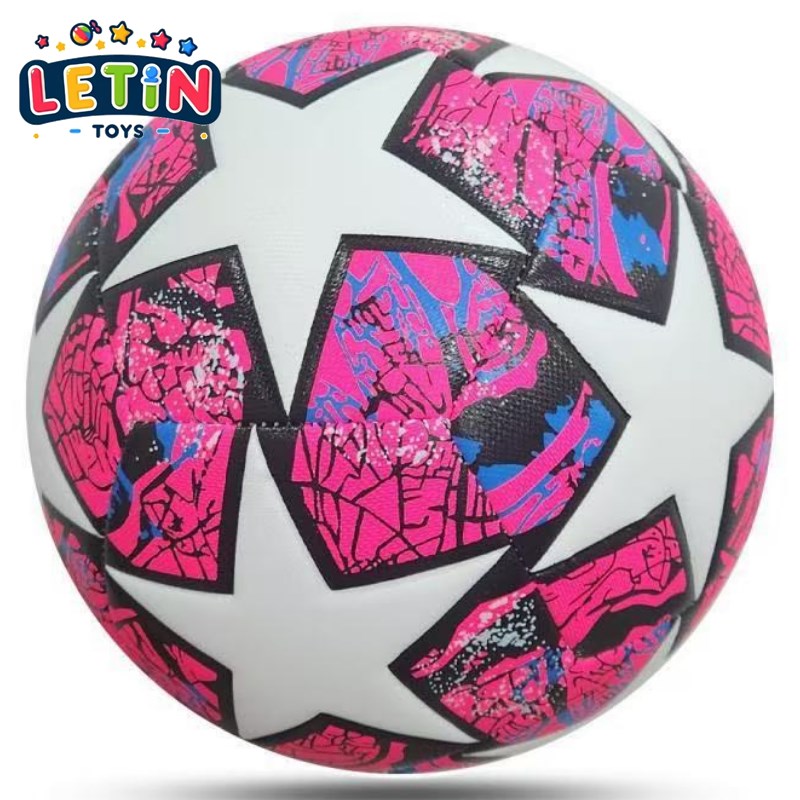 9-inch Machine-Stitched Soccer Ball (Red Star)