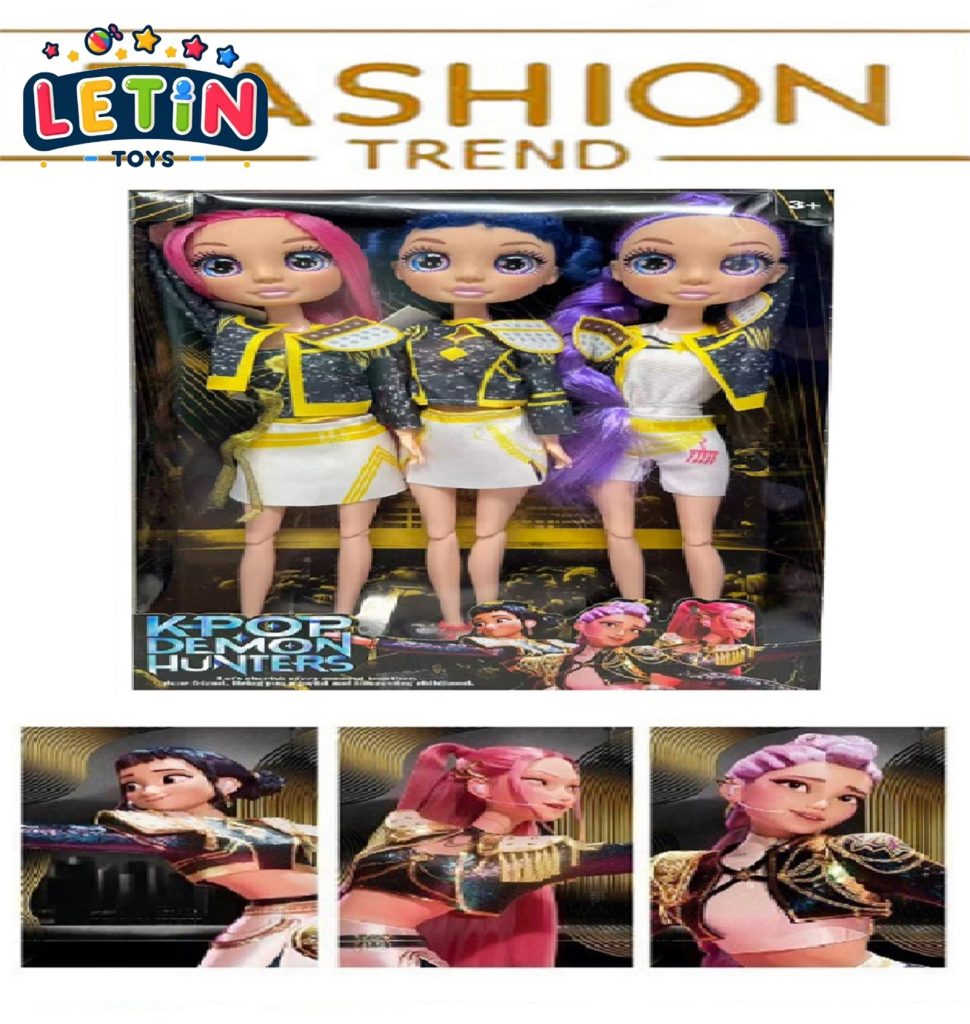 3-Piece Fashion Monster Doll Set 12 inch