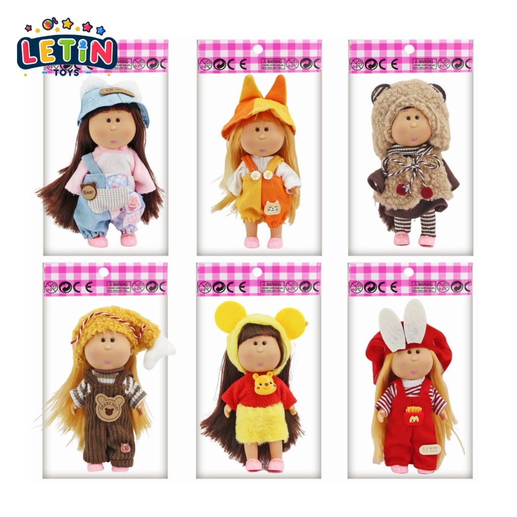 6-Inch Fashion Potato Head Doll with 3D Eyes, 5-Jointed, 6 Styles