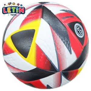 9-inch Thermal-Bonded Soccer Ball (Red-Yellow Triangle)