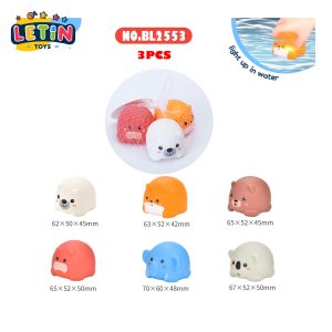 Light-Up Water Squirting Animal Figures, 6 Styles
