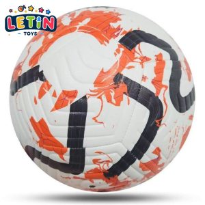 9-inch Machine-Stitched Soccer Ball (Orange Blossom)