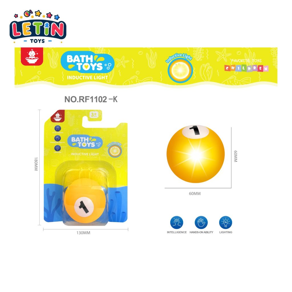 Light-Up Water Squirt Toy, Billiard Ball Design