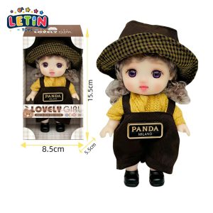 16cm Full Vinyl Baby Doll with 3D Eyes