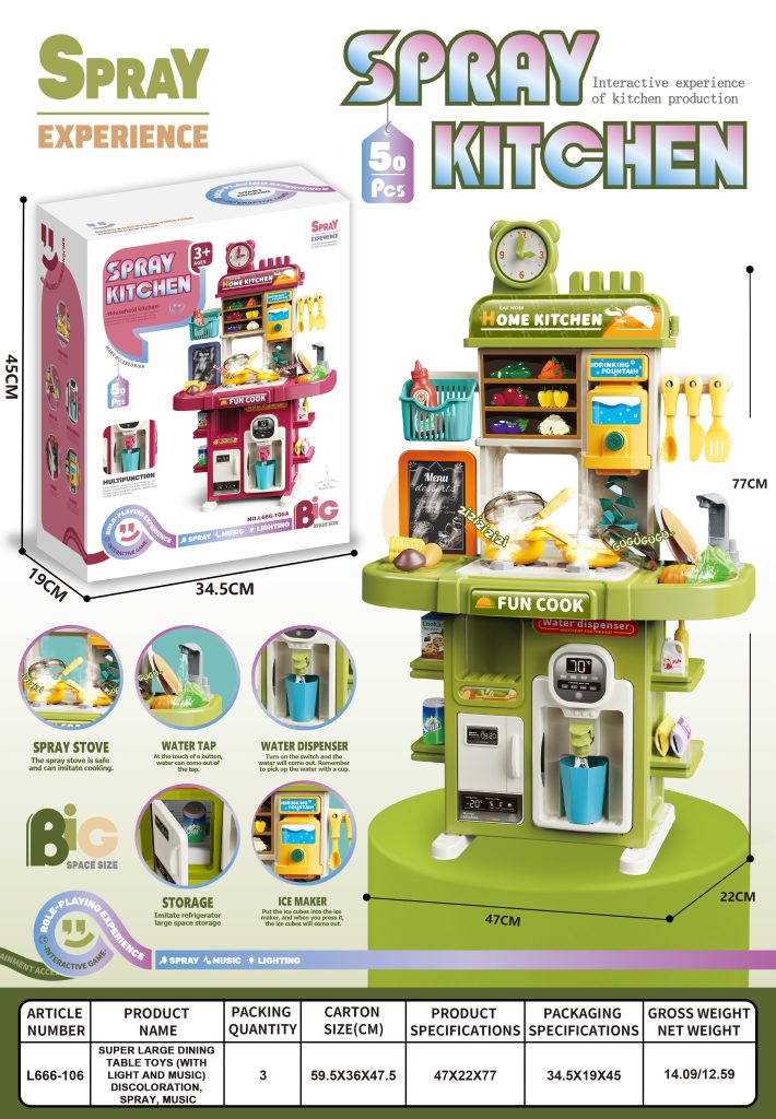 Kitchen Dining Table Play Set