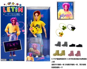 11.5-inch Poseable Male Fashion Doll with Camera Accessory