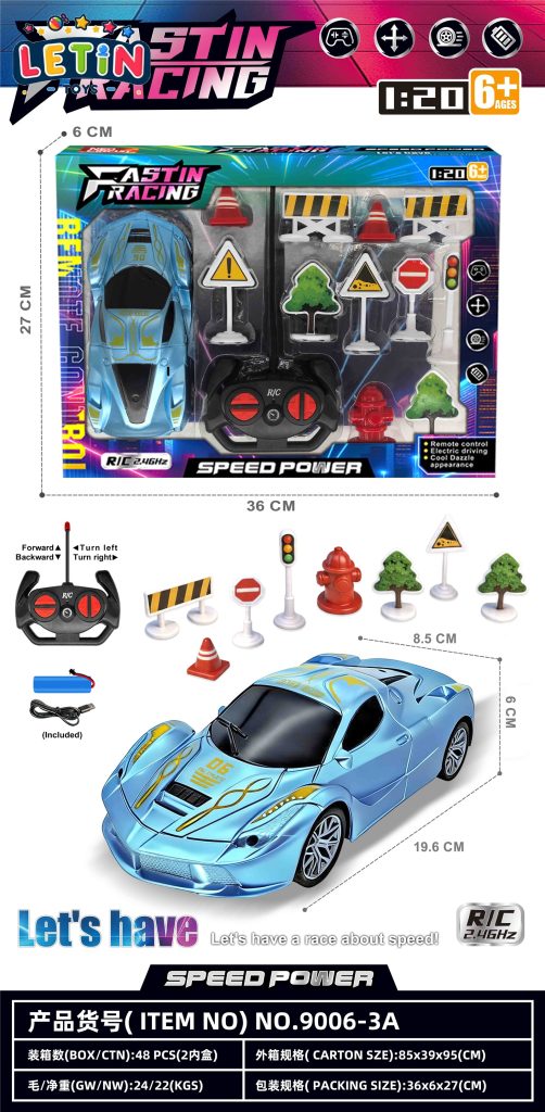 1:20 RC Sports Car with USB Charging