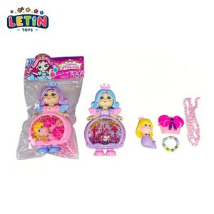 Princess Pretend Play Bag with Jewelry Doll, 3 Colors