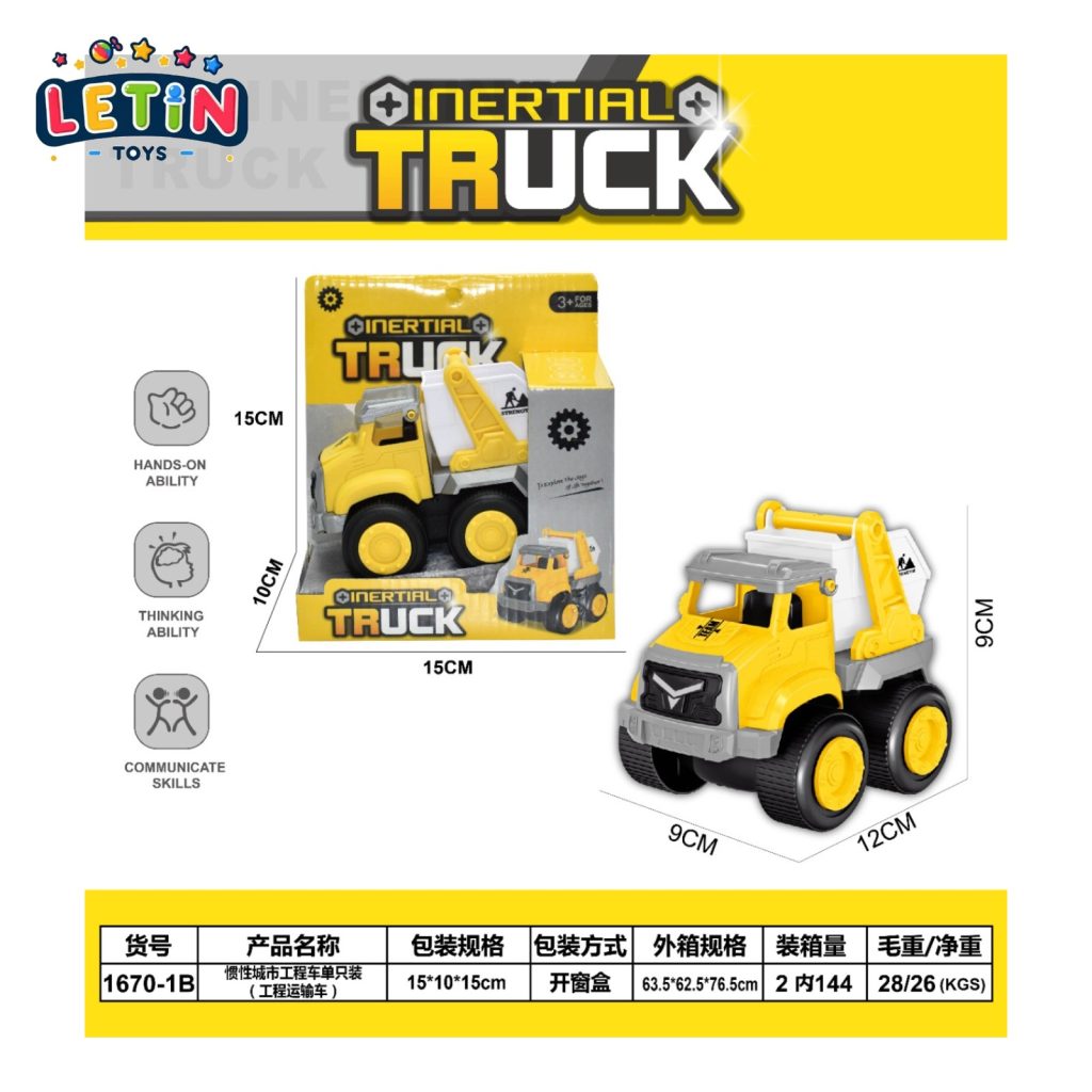 Construction Transport Truck, Friction Powered