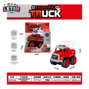 Fire Ladder Truck, Friction Powered