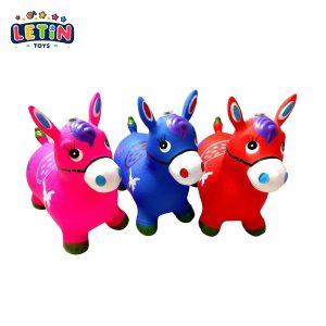 Inflatable Hopping Horse, 3 Colors, Musical