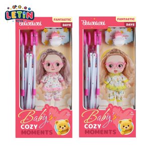 12-inch Toddler Doll with Stroller