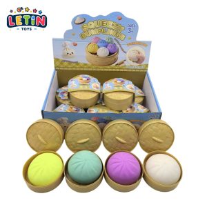 Steamed Bun Squishy Toys (12 Pieces, 6 Colors)