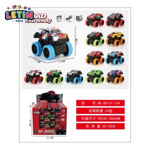 Die-Cast Pickup Big Wheel Truck, Pull-Back, 12 Styles