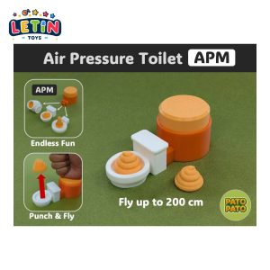 Air Pressure Toilet Launcher Novelty Toy