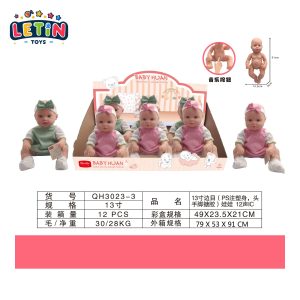 13-inch Girl Doll with 12 Sounds (6 pcs)