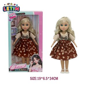 Fashion Doll 12 Inch with 15 Movable Joints (Brown)