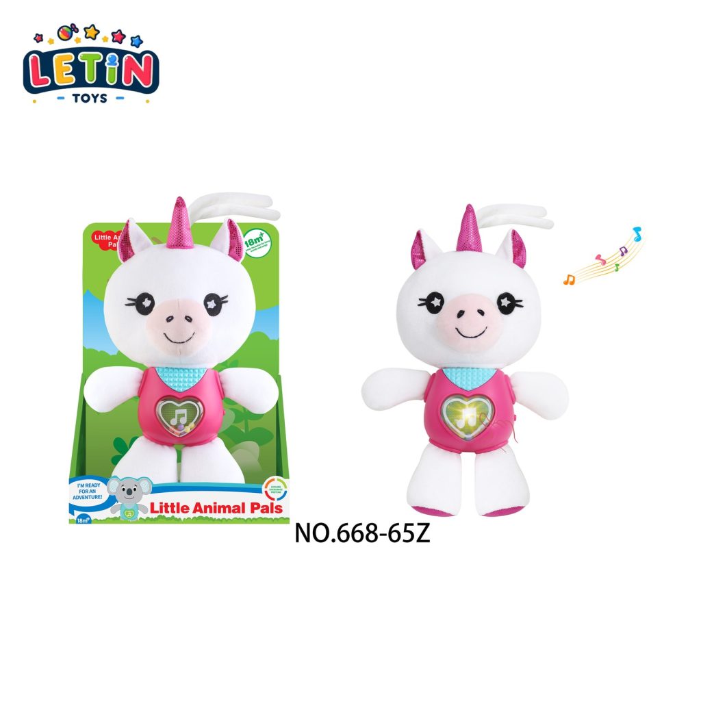 Plush Unicorn with Lights and Music