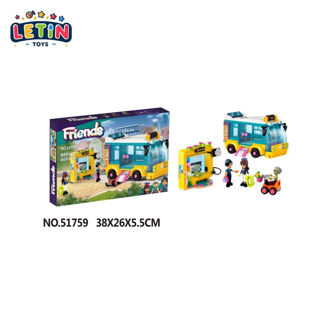480-Piece Building Blocks Set for Girls