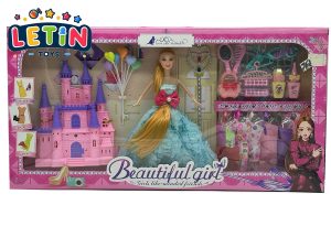 11.5-inch Fashion Doll with Castle and Magic Wand Set